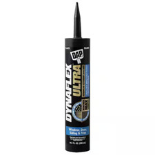 DYNAFLEX ULTRA 10.1 Oz. Black Advanced Exterior Window Door And Siding Sealant