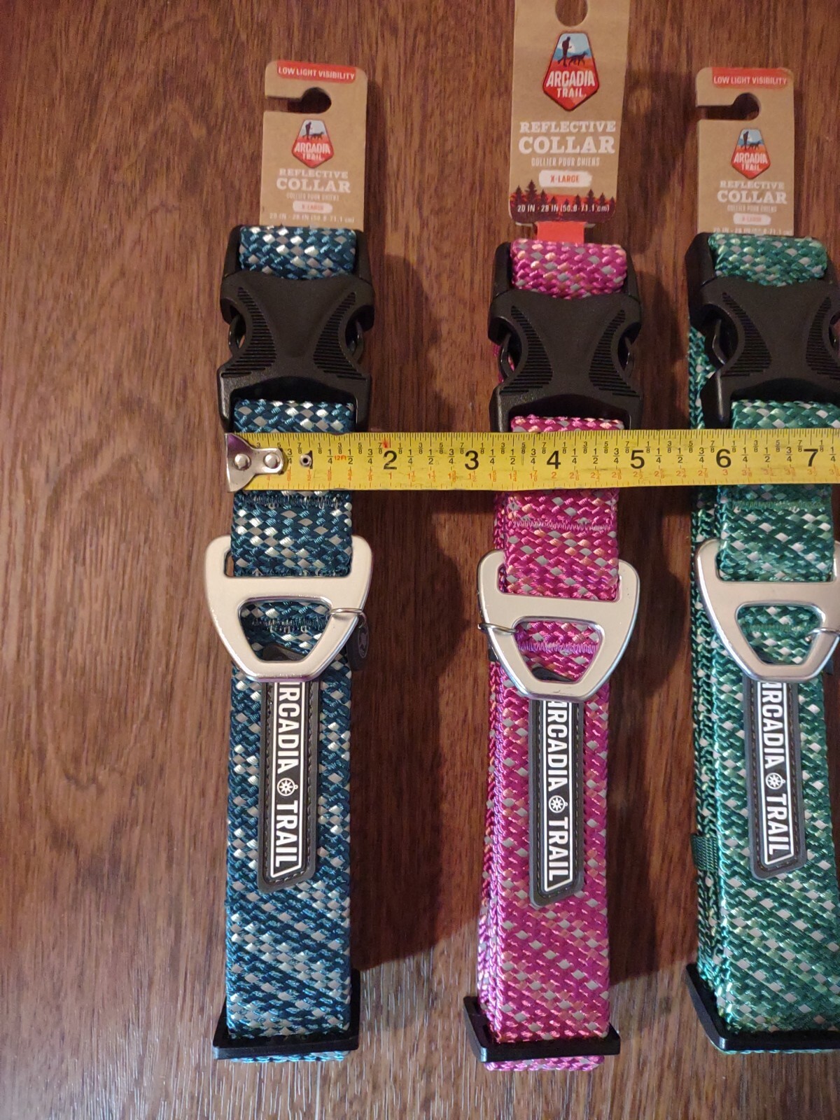 Arcadia Trail Reflective Rope Adjustable Dog Collar eBay
