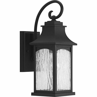 Progress Lighting P5753-31 Traditional/Classic 1-100W Med Wall Lantern, Black