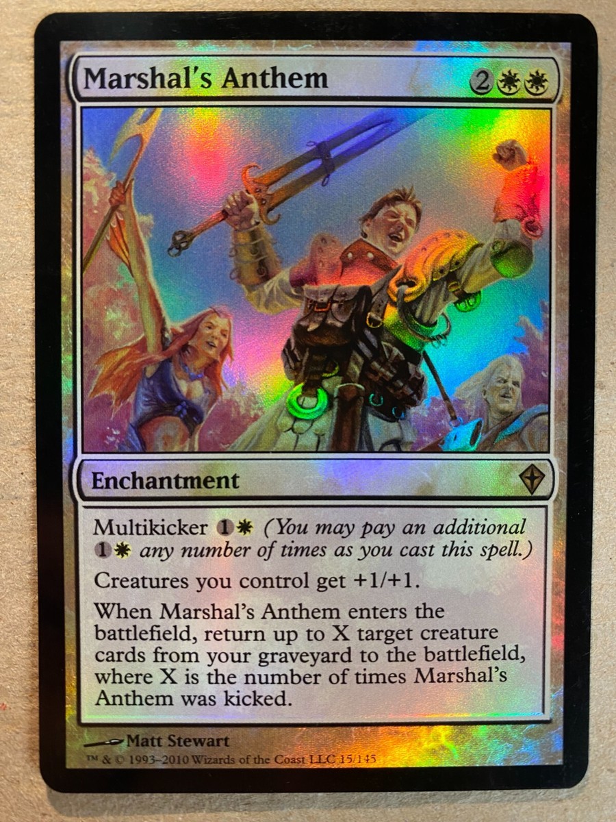 anthem cards mtg Magic The Gathering - Core Set 2021 - Glorious Anthem