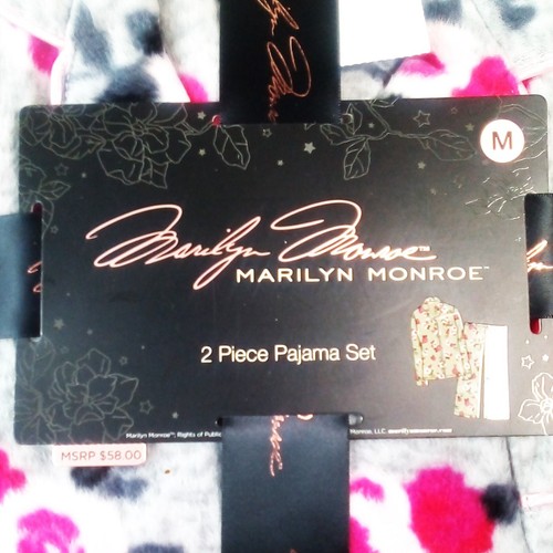 Marilyn Monroe 2-teiliges Pyjama Set Damen Medium mit Geschenkbox - Bild 2 von 4