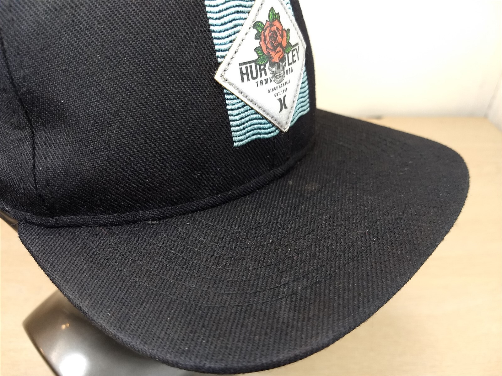 HURLEY ADJUSTABLE SNAPBACK BASEBALL HAT/CAP, BLAC… - image 11