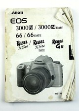 194809 Canon EOS 3000N/66/Rebel XSN/Rebel GII Original User Instruction Manual
