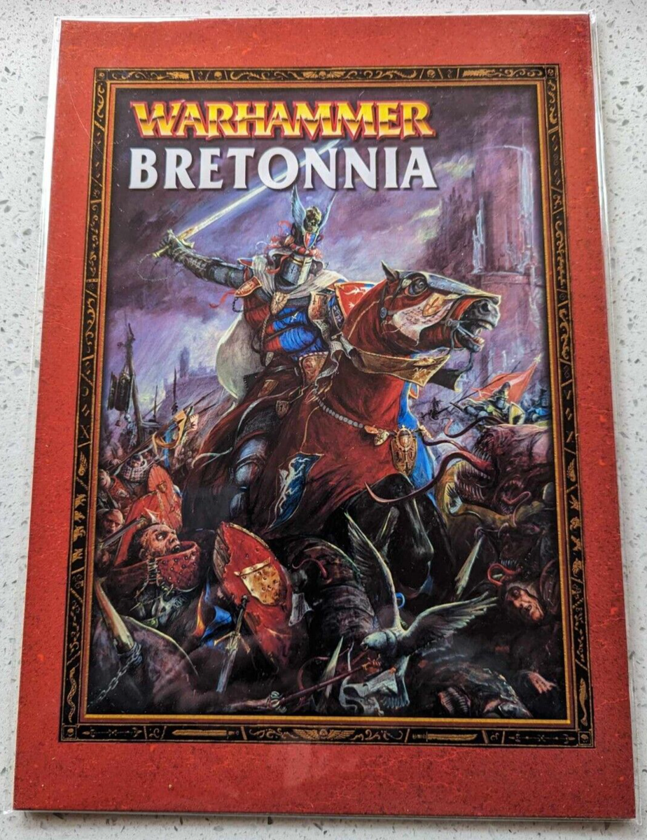Games Workshop Warhammer Art Bretonnia 2004 Bretonnian Print Card