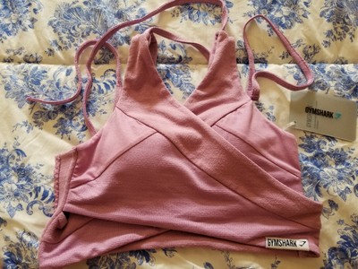 Gymshark True Texture Pink Bralette 