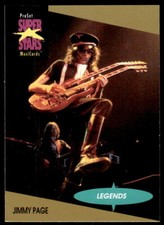 1991 Pro Set SuperStars MusiCards Jimmy Page #18b
