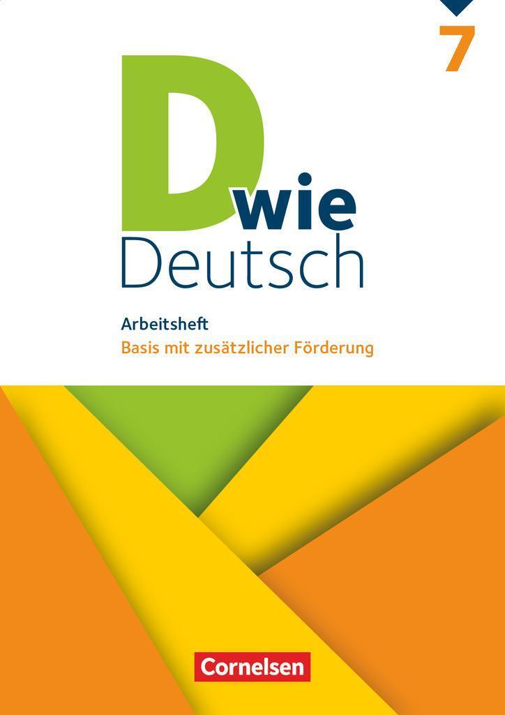 Thumbnail - D Wie Deutsch 7. Schuljahr - Arbeitsheft Mit Lösungen Ulrich Deters