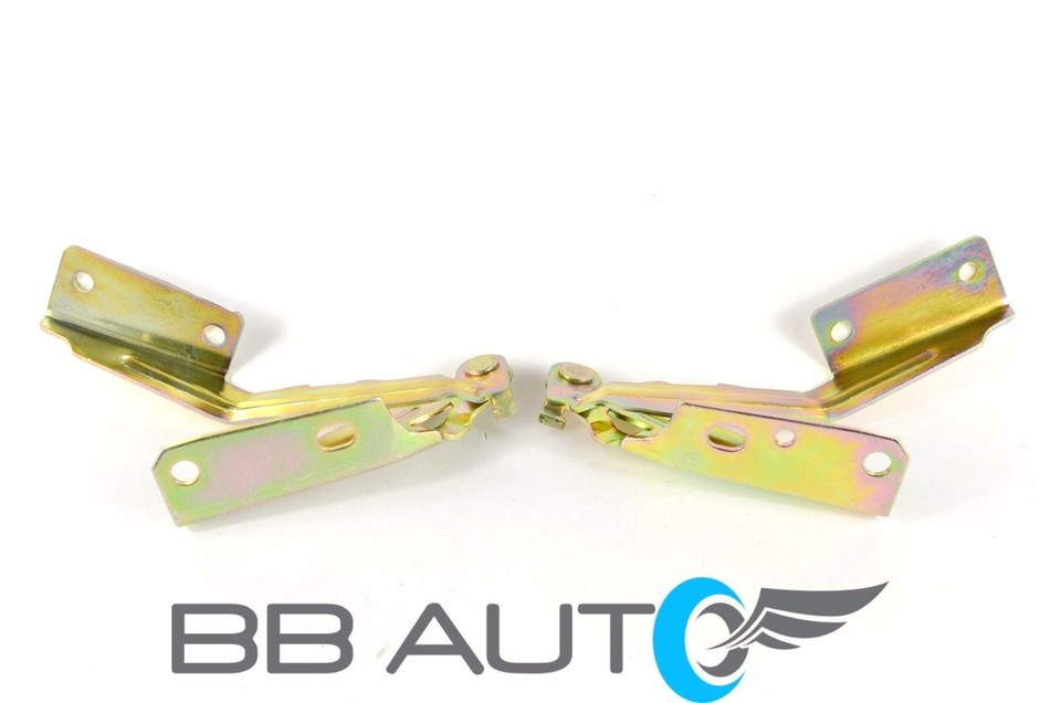 NEW HOOD HINGES SET PAIR LH RH STEEL BLACK NI1236131 NI1236130 FOR 07