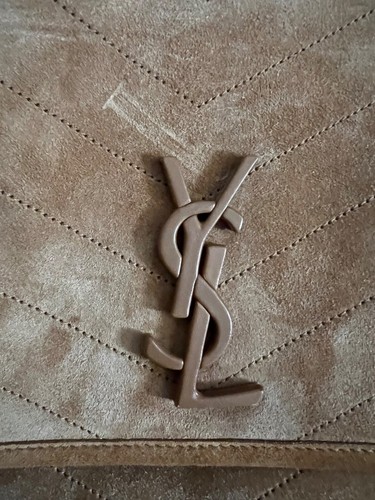 Saint Laurent Niki Chain Flap Bag Matelasse Chevron Suede Medium - Picture 6 of 8