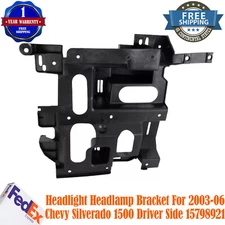 Headlight Headlamp Bracket For 2003-06 Chevy Silverado 1500 Driver Side 15798921
