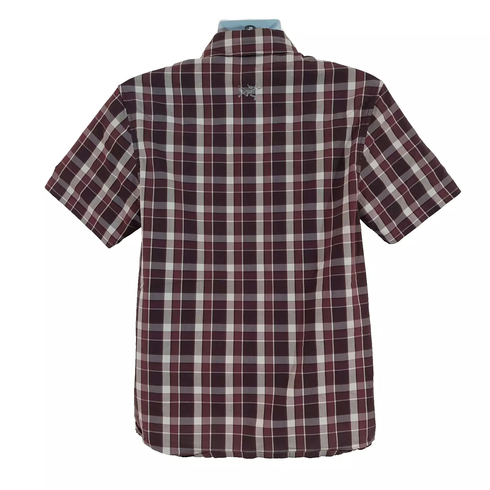 arcteryx gorpcore hiking plaid short sleeve shirt