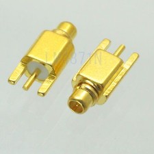 5pcs Connector MMCX male solder PCB edge surface mount Shure DIY socket Earphone