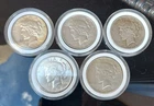 1926s, 1927p, 1928p, 1934p & 1935p PEACE SILVER DOLLARS...Excellent Set