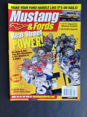Mustang & Fords Magazine May 2004 1964 1966 Fairlane  1966 Mustang Fastback