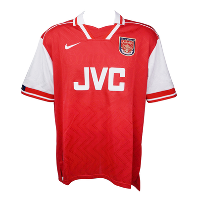 Patrick Vieira Signed Arsenal FC Home Soccer Jersey #4 with