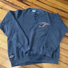 Vintage Harley Davidson 1988 Holoubek Eagle Graphic Crewneck Sweatshirt M USA