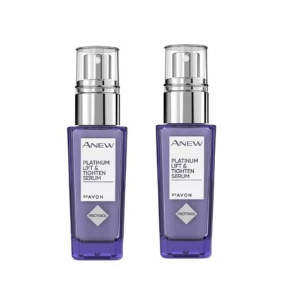 AVON Anew Platinum Lifting- und Straffungsserum fürs Gesicht, 2x30 ml