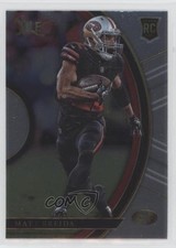 2017 Panini Select Concourse Matt Breida (Uncorrected Error: Prizm on Back) 0q1p