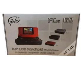 YOBO FC16 GO Handheld SNES Console BLACK Plays Super Nintendo Cartridges NEW