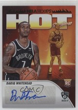 2023 Panini NBA Hoops Hot Signatures Rookies Dariq Whitehead #HSR-DW Auto 1cx3