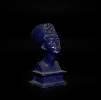 RARE EGYPTIAN ARTIFACTS OF AUTHENTIC PHARAONIC HEAD EGYPTIAN QUEEN NEFERTITI BC