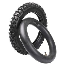80/100-12 Knobby Rear Tire  Inner Tube for Off Road Dirt Pit Bike 3.00-12"