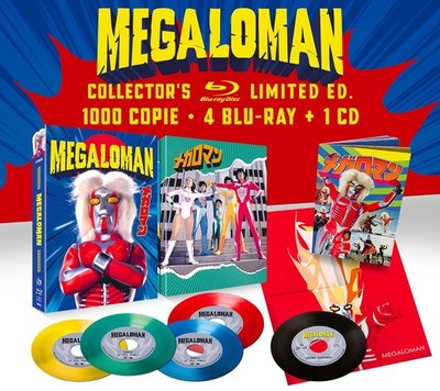 4 Blu-ray + CDs MEGALOMAN TV-Serie komplett Collector'S Limited Edition Neu