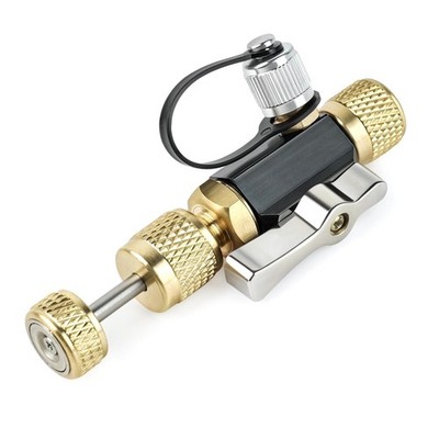 Professional 1/4'' Valve Core Removal Tool, Vacuum Rated for HVAC Applications