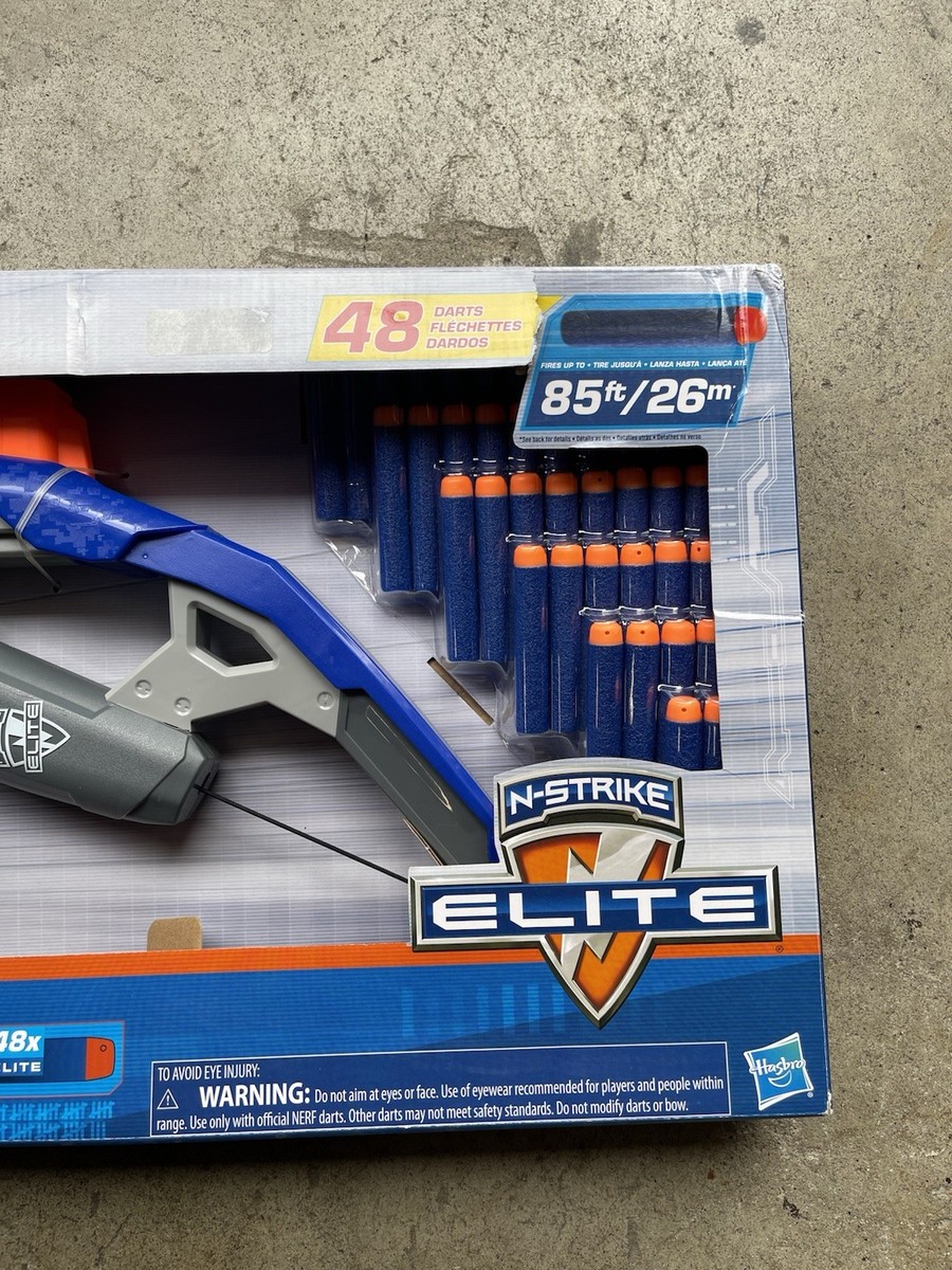 New NERF Stratobow N-Strike Elite Soft Dart Bow Shooter B8696 w