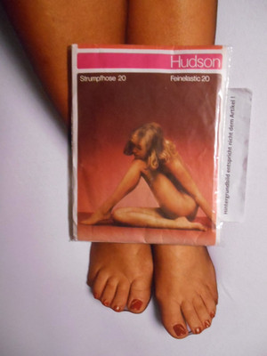 Hudson Feinelastic Feinstrumpfhose 20 DEN Gr. 48 - 50 Schwarz # 3557