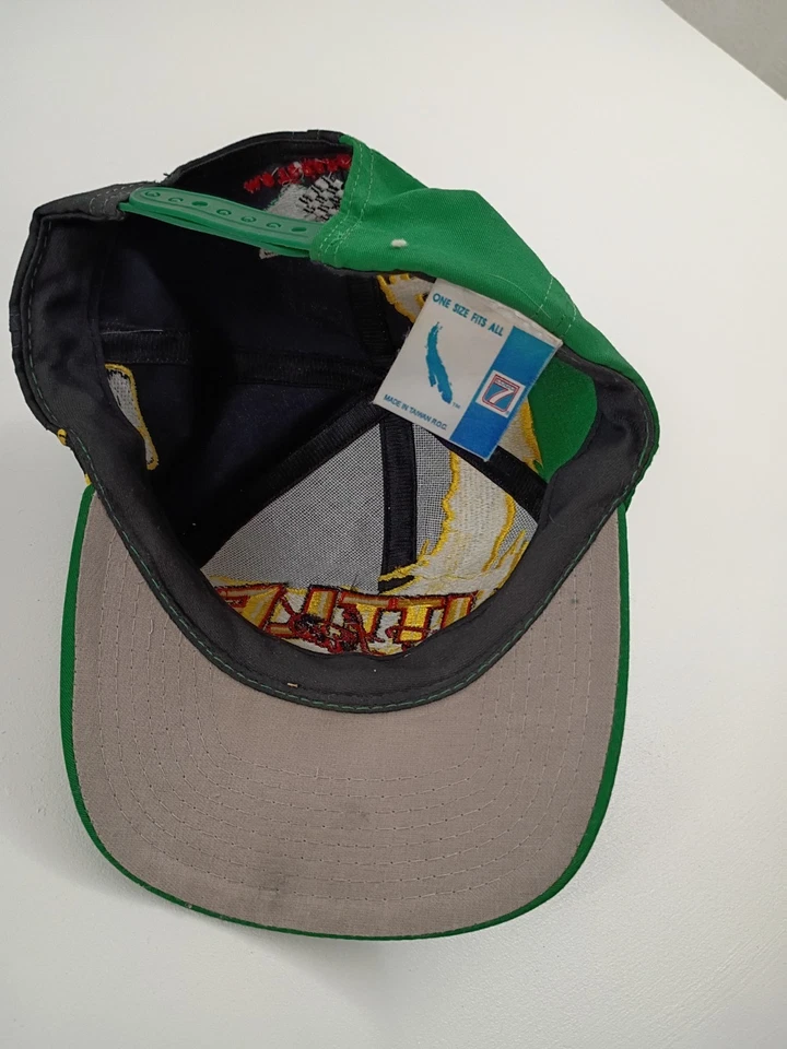 Sombrero Chad Little NASCAR SnapBack De Colección John Deere Motorsport Diente de Tiburón Firmado Foto 3 de 4