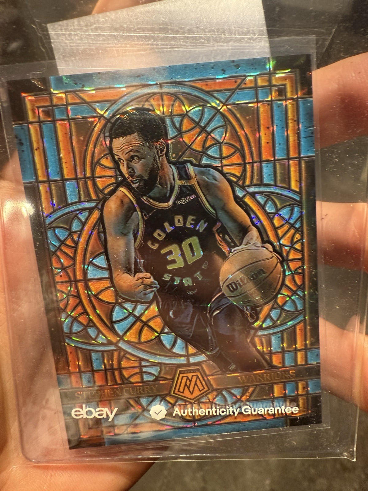 2024-25 Panini Mosaic Stained Glass Stephen Curry SSP Case Hit