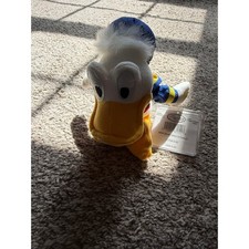 Vintage 90s Disney Store Donald Duck Mini Bean Bag Plush NWT Clamshell Tag