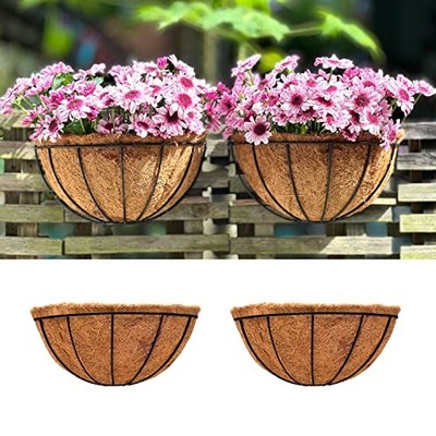 LaLaGreen Wall Hanging Planters, 2 Pack, 12 Inch Wall 12'' (30 cm) x 2 Pack