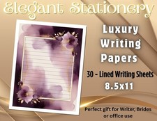 Elegant Stationery  Luxury Writing Papers  -30 sheets  Writing Paper 035