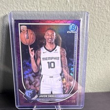 Topps 2025 Bowman Chrome Javon Small Memphis Grizzlies Purple Rookie #BCV-46/199