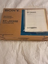 Sony ST-JX500 FM Stereo/FM-AM Tuner Original Box  Paperwork s 