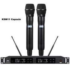 ULXD24D Wireless Microphone System KSM11 Capsule Handheld Dual Channel AD2