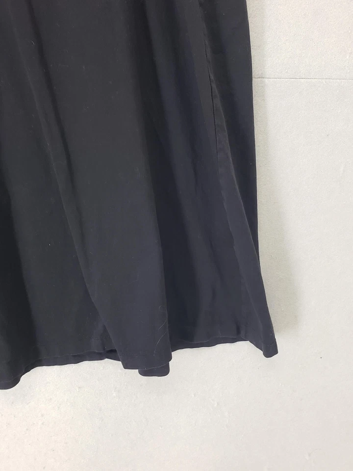 Vestido Uniqlo para mujer mediano negro sin mangas línea A sin mangas 100 % algodón informal Foto 4 de 4