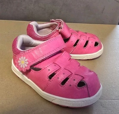 Geschlossene Sandalen Mädchen Aldi Lily & Dan Gr. 23 rosa Klettverschluss