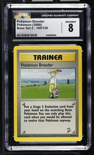 Pokémon Breeder graded CGC 8 for sale on eBay