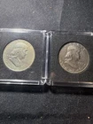 1951 D + 1951 P Franklin Half Dollar • 90% Silver - VF DETAILS