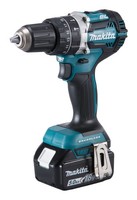 Makita Akku-Schlagbohrschrauber 18V, DHP484RTJ, 54 Nm, 2 X 5 Ah Li-Ion In...