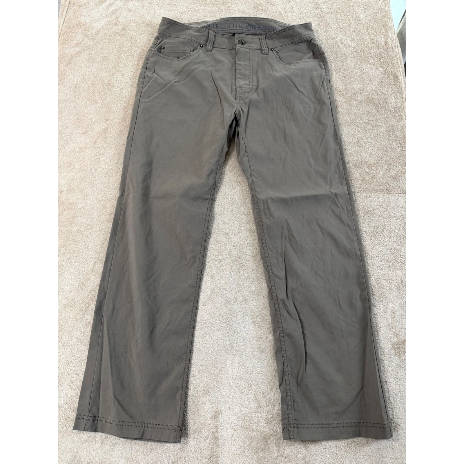 PrAna Zion Stretch Pants Slim Fit Pants Men's Size 34x29 Brown Hiking EUC
Opens in a new window or t