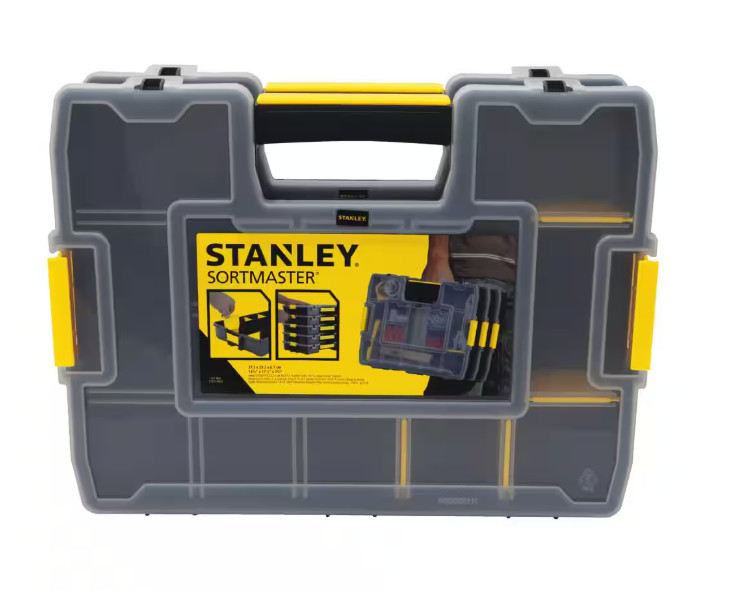 Stanley 14-compartment Portable Hardware Home Small Parts Organizer Tool Storage