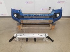 16 Toyota Tacoma Sr5 Bumper Front Blue 8t0 Less Front Pad With Fog Lamps Oem