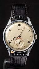 Orologio svizzero vintage Venus Cream sub-dial Lollipop mano uomo carica manuale-- funzionante
