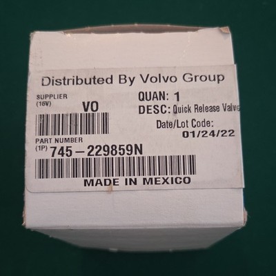 Genuine Bendix 229859N, QR-1 Air Brake Quick Release Valve OEM