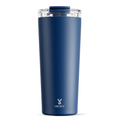 Meoky 24 oz Travel Coffee Mug with Leak-proof Lid, Stainless Steel Insulated ...
