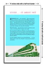 1948 Southern Railway The Tennessean 3 - 11x17 Poster